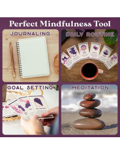 Kit de Meditación Purple Canyon con Sahumerio y Tarjetas 2