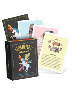 Baraja de Tarjetas de Afirmación Knock Knock Deluxe - 100 Tarjetas