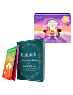 Tarjetas de Afirmación y Meditación QUOKKA - 120 Unidades