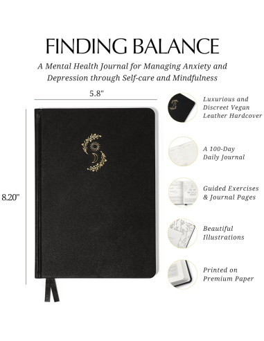 Diario de Salud Mental LIFTINSPIRE CO. 100 Días Cuidado Personal