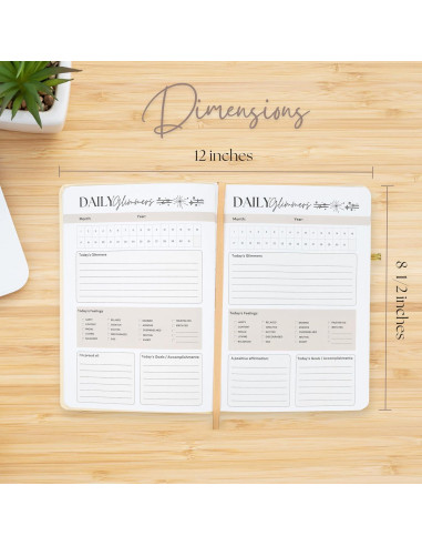 Diario de Gratitud Just Joyful Boutique A5 Oro Sin Fecha