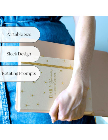 Diario de Gratitud Just Joyful Boutique A5 Oro Sin Fecha