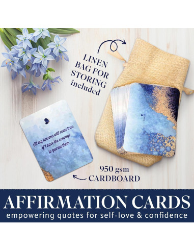 Diario de Gratitud Genérico con Tarjetas de Afirmación 200 Páginas