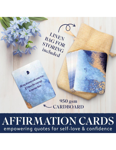 Diario de Gratitud Genérico con Tarjetas de Afirmación 200 Páginas