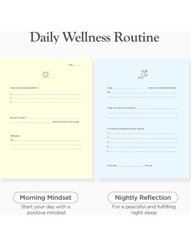 Diario de Gratitud Guiado Mi Nueva Realidad A5 Tapa Dura Lino