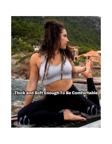 Tapete de Yoga Instructivo CIGOCIVI Antideslizante 173x61cm