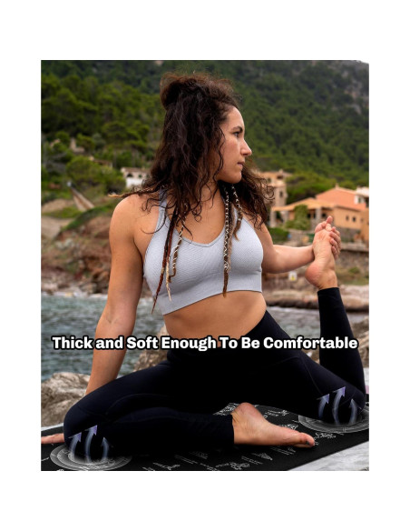 Tapete de Yoga Instructivo CIGOCIVI Antideslizante 173x61cm