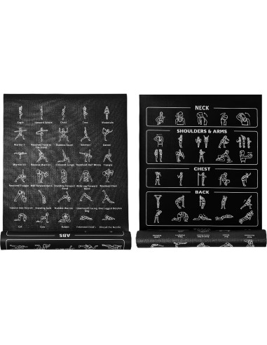 Tapete de Yoga Instructivo CIGOCIVI Antideslizante 173x61cm