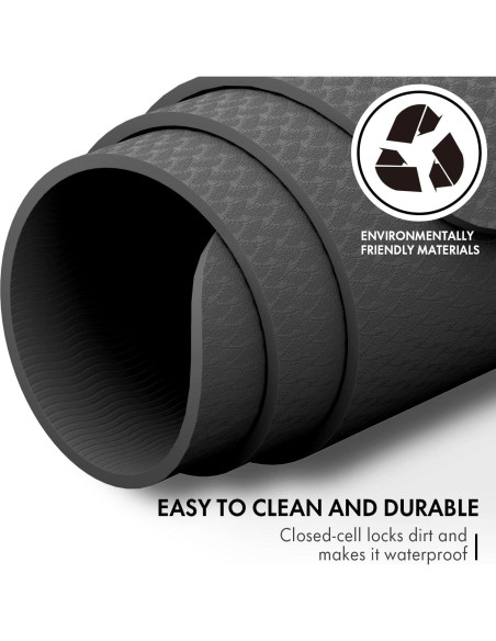 Esterilla de Yoga FrenzyBird 1.83m x 1.22m TPE Antideslizante