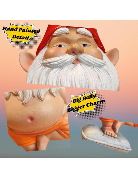 Estatua de Gnomo de Yoga VYXARA - Meditación en Pose de Árbol