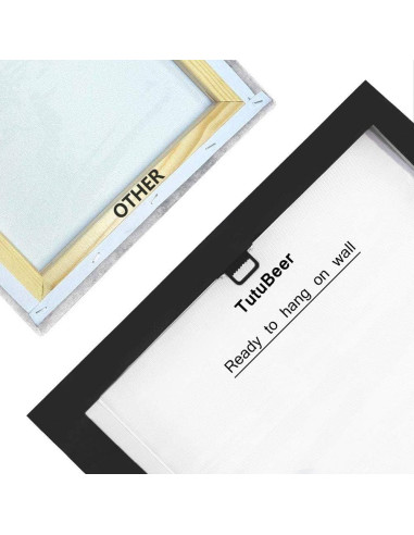 Arte de Pared Zen TutuBeer 30.48x30.48cm con Marco