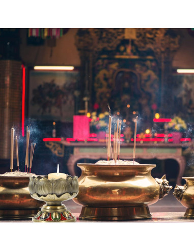 Soporte de Vela de Loto Vaguelly Decorativo de Zinc 5cm