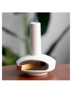 Soporte de Incienso de Cerámica Tnstbiee Blanco 9.14cm