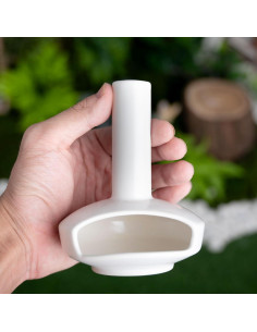 Soporte de Incienso de Cerámica Tnstbiee Blanco 9.14cm 2