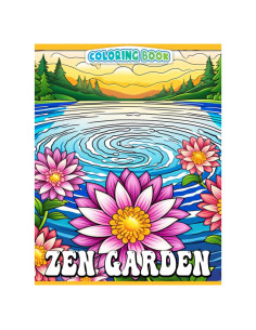 Zen Garden: Explore Mindfulness and Find Inner Peace Through Delicate Patterns Inspired by Zen Gardens