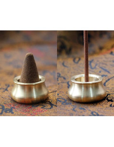 Soporte de Incienso Acxico Cobre 3 Piezas 2.5x1.3cm 2