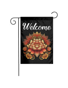 Bandera de Jardín Doble Cara Keluki 30x45 cm Meditación Zen