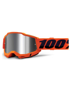 Gafas de Motocross 100% Accuri 2 Naranja Neón Lente Espejo