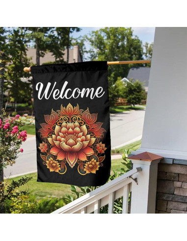 Bandera de Jardín Doble Cara Keluki 30x45 cm Meditación Zen