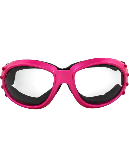 Gafas de Moto Birdz Eyewear Eagle Rosa con 2 Lentes