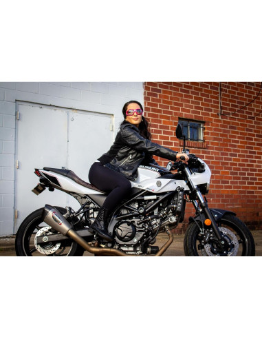 Gafas de Moto Birdz Eyewear Eagle Rosa con 2 Lentes