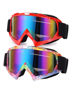 Gafas de esquí Rngeo 2 pares UV 400 protección anti-reflejo