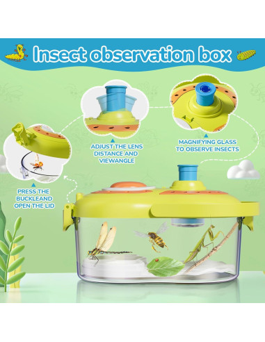 Kit de Captura de Insectos NOCOEX con Hábitat y Pinzas