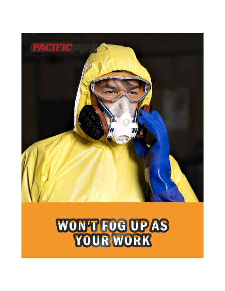 Gafas de Seguridad PACIFIC PPE Antiempañante 18.5x5.1cm