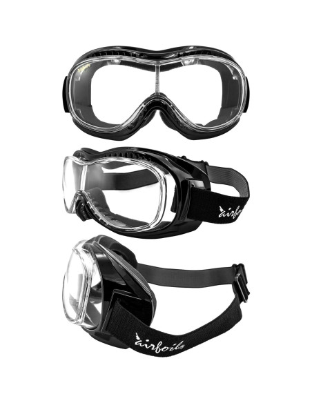 Gafas de sol Pacific Coast Airfoil negras con lente antiempañante UV400