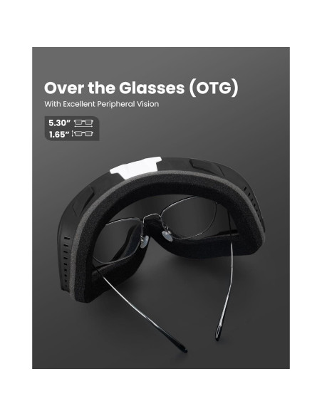 Gafas de Moto OutdoorMaster Tern - Lentes HD Anti-vaho