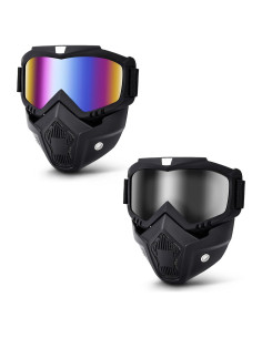 Gafas de Motocicleta SHUOLIYAN con Protección UV400 - 2 Piezas