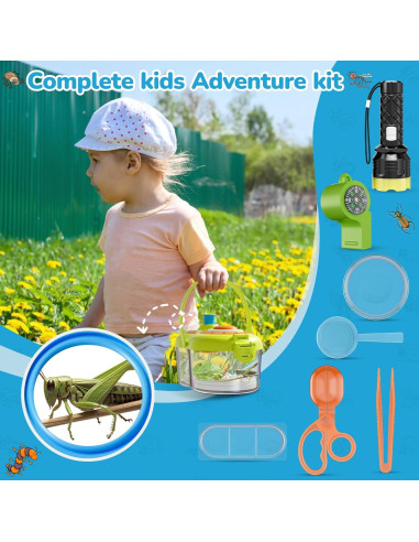 Kit de Captura de Insectos NOCOEX con Hábitat y Pinzas