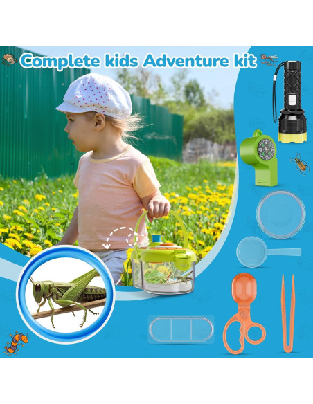 Kit de Captura de Insectos NOCOEX con Hábitat y Pinzas