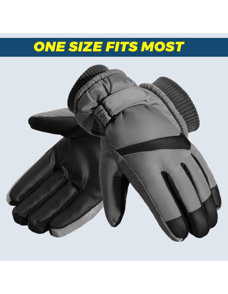 Guantes de Esquí Pleneal Unisex Impermeables Térmicos 0.2kg Guantes de Esquí Pleneal Unisex Impermeables Térmicos 0.2kg