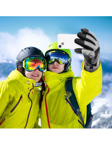 Guantes de Esquí Pleneal Unisex Impermeables Térmicos 0.2kg