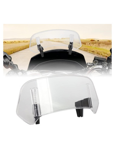 Extensión de Parabrisas Motoparty Universal Clip-On 31.4x14.4cm