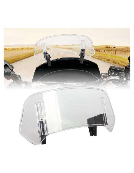 Extensión de Parabrisas Motoparty Universal Clip-On 31.4x14.4cm