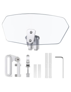 Deflector de Viento Ajustable AUTTGINN AT021 para Motocicleta