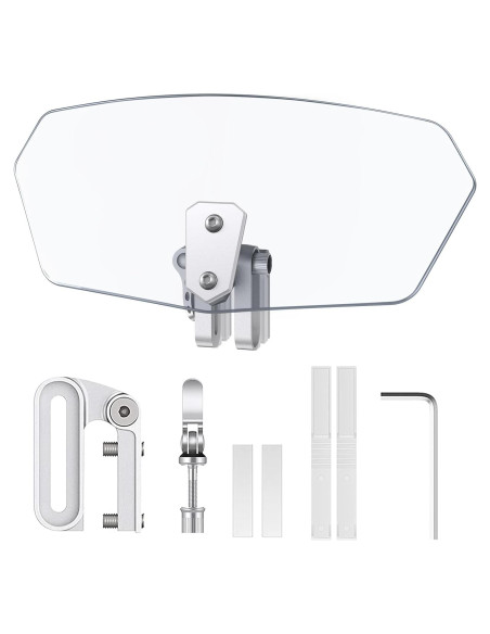 Deflector de Viento Ajustable AUTTGINN AT021 para Motocicleta