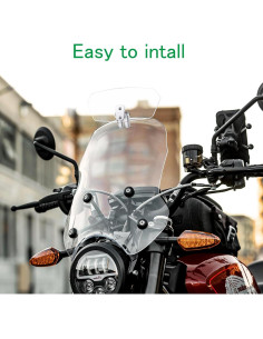 Deflector de Viento Ajustable AUTTGINN AT021 para Motocicleta 2