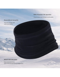 Gaiter de Cuello B BINMEFVN - Forro Polar a Prueba de Viento 2