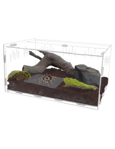 Terrario de Reptiles Winemana 40.64x27.94x15.24 cm Acrílico