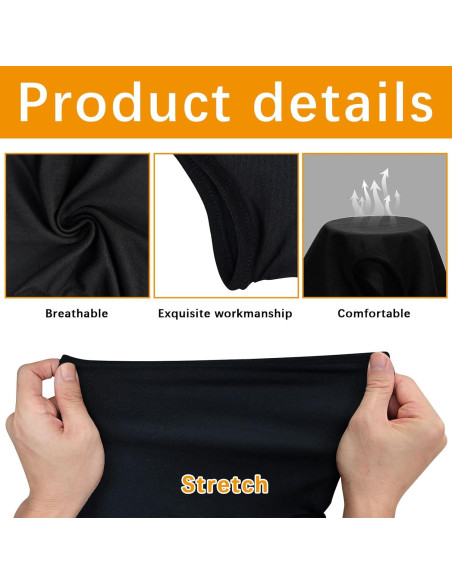 15 PCS Máscaras de Esquí Balaclava Negra UV para Hombres y Mujeres