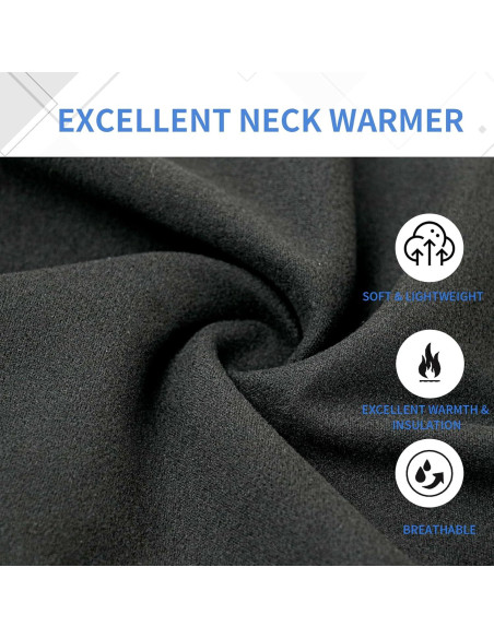 Calentador de Cuello Sheverch Doble Capa Unisex Rojo Calentador de Cuello Sheverch Doble Capa Unisex Rojo