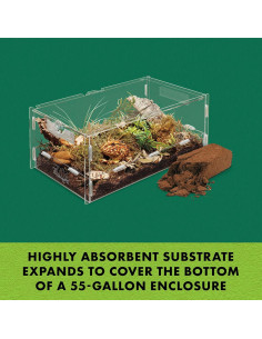 Ladrillo de Cáscara de Coco Zilla 100% Orgánico para Reptiles 2