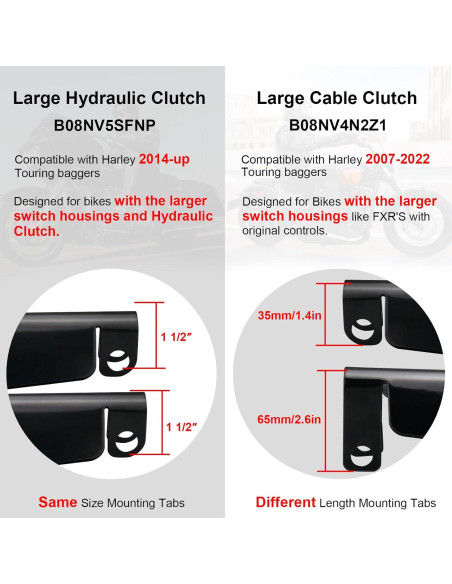 Guardas de Manos StarknightMT para Motocicleta Harley 2014-2022