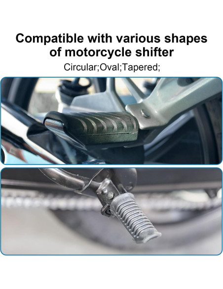 Cubiertas de Cambiador de Motocicleta Gosknor - 2 Piezas Transparentes