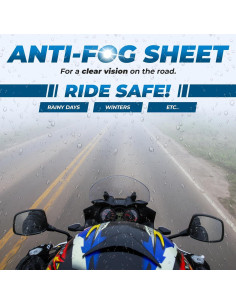 Inserto Visera Ancha Anti-Niebla NORAH para Casco - UV 2