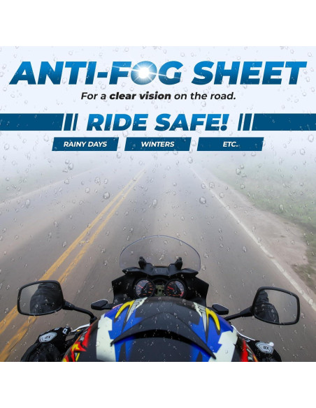 Inserto Visera Ancha Anti-Niebla NORAH para Casco - UV