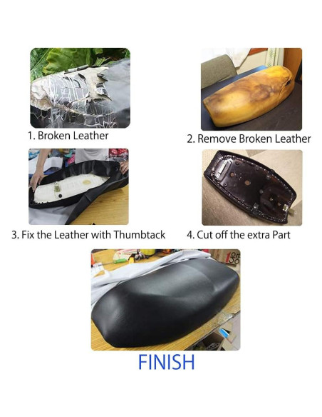 Cubierta de Asiento de Motocicleta Anlstart 100x70 cm Negro